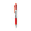 Universal Comfort Grip Ballpoint Pen, Retractable, Medium 1 mm, Red Ink, Clear Barrel, Dozen Thumbnail 1
