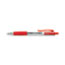 Universal Comfort Grip Ballpoint Pen, Retractable, Medium 1 mm, Red Ink, Clear Barrel, Dozen Thumbnail 3