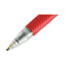 Universal Comfort Grip Ballpoint Pen, Retractable, Medium 1 mm, Red Ink, Clear Barrel, Dozen Thumbnail 6