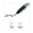 Universal Ballpoint Pen Value Pack, Stick, Medium 1 mm, Black Ink, Gray Barrel, 60/Pack Thumbnail 6