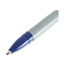 Universal Ballpoint Pen, Stick, Medium 1 mm, Blue Ink, Gray Barrel, Dozen Thumbnail 7