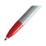 Universal Ballpoint Pen, Stick, Medium 1 mm, Red Ink, Gray Barrel, Dozen Thumbnail 7