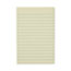Universal Recycled Self-Stick Note Pads, Note Ruled, 4" x 6", Yellow, 100 Sheets/Pad, 12 Pads/Pack Thumbnail 1