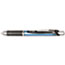 Pentel® EnerGel RTX Retractable Liquid Gel Pen, .5mm, Silver/Black Barrel, Black Ink Thumbnail 2