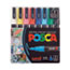 uni-ball POSCA™ Permanent Specialty Marker, Fine Bullet Tip, Assorted Colors, 8/Pack Thumbnail 1
