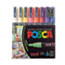 uni-ball POSCA™ Permanent Specialty Marker, Fine Bullet Tip, Assorted Colors,16/Pack Thumbnail 1