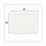 Universal Frameless Glass Marker Board, 48" x 36", White Thumbnail 3