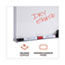 Universal Dry-Erase Board, Melamine, 24 x 18, Satin-Finished Aluminum Frame Thumbnail 2