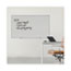 Universal Dry Erase Board, Melamine, 60 x 36, Satin-Finished Aluminum Frame Thumbnail 6