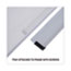 Universal Dry Erase Board, Melamine, 36 x 24, White, Black/Gray Aluminum/Plastic Frame Thumbnail 4