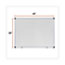Universal Dry Erase Board, Melamine, 48 x 36, White, Black/Gray Aluminum/Plastic Frame Thumbnail 3