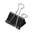 Universal Binder Clip Zip-Seal Bag Value Pack, Large, Black/Silver, 36/Pack Thumbnail 1