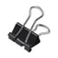Universal Binder Clip Zip-Seal Bag Value Pack, Medium, Black/Silver, 36/Pack Thumbnail 1