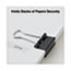 Universal Binder Clip Zip-Seal Bag Value Pack, Small, Black/Silver, 144/Pack Thumbnail 4