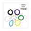 Universal Wrist Coil Plus Key Ring, Plastic, Assorted Colors, 6/Pack Thumbnail 4