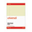 Universal Perforated Ruled Writing Pads, Wide/Legal Rule, Red Headband, 50 Canary-Yellow 8.5 x 11.75 Sheets, Dozen Thumbnail 2