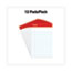 Universal Perforated Ruled Writing Pads, Narrow Rule, Red Headband, 50 White 5 x 8 Sheets, Dozen Thumbnail 3