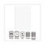 Universal Loose White Memo Sheets, 4 x 6, Unruled, Plain White, 500/Pack Thumbnail 3