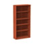 Alera Alera Valencia Series Bookcase, Five-Shelf, 31.75w x 14d x 64.75h, Medium Cherry Thumbnail 1