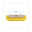 Boardwalk® Dual-Surface Scrub Brush, Yellow Polypropylene Bristles, 10" Brush, Plastic Handle Thumbnail 2