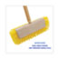 Boardwalk® Dual-Surface Scrub Brush, Yellow Polypropylene Bristles, 10" Brush, Plastic Handle Thumbnail 3