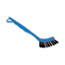 Boardwalk Grout Brush, Black Nylon Bristles, 8.13" Blue Plastic Handle Thumbnail 1