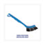 Boardwalk Grout Brush, Black Nylon Bristles, 8.13" Blue Plastic Handle Thumbnail 4