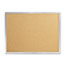 Mead® Cork Bulletin Board, 24 x 18, Silver Aluminum Frame Thumbnail 1