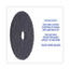 Boardwalk Stripping Floor Pads, 18" Diameter, Black, 5/Carton Thumbnail 4