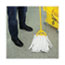 Boardwalk Nonwoven Cut End Edge Mop, Rayon/Polyester, #24, White, 12/Carton Thumbnail 5