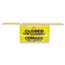 Rubbermaid® Commercial Closed For Cleaning Hanging Doorway Safety Sign, Heavy Duty, Extend-to-Fit, Multilingual, Yellow Thumbnail 1