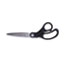 Universal Stainless Steel Office Scissors, 8.5" Long, 3.75" Cut Length, Black Offset Handle Thumbnail 1