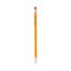 Universal #2 Woodcase Pencil, HB (#2), Black Lead, Yellow Barrel, Dozen Thumbnail 1