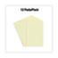 Universal Glue Top Pads, Wide/Legal Rule, 50 Canary-Yellow 8.5 x 11 Sheets, Dozen Thumbnail 3