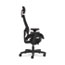 HON Ignition 2.0 Mesh Office Chair with Headrest, Mid-Back, Synchro-Tilt, Black Thumbnail 5