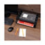 Universal Recycled Plastic Side Load Desk Trays, 2 Sections, Letter Size Files, 13" x 9" x 2.75", Black Thumbnail 5