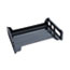 Universal Recycled Plastic Side Load Desk Trays, 2 Sections, Letter Size Files, 13" x 9" x 2.75", Black Thumbnail 7