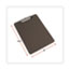 Universal Plastic Clipboard with Low Profile Clip, 0.5" Clip Capacity, Holds 8.5 x 11 Sheets, Translucent Black Thumbnail 3