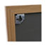 Universal Cork Board with Oak Style Frame, 24 x 18, Natural, Oak-Finished Frame Thumbnail 8