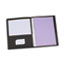 Universal Two-Pocket Portfolios with Tang Fasteners, 0.5" Capacity, 11 x 8.5, Black, 25/Box Thumbnail 7