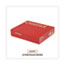 Universal Two-Pocket Portfolios with Tang Fasteners, 0.5" Capacity, 11 x 8.5, Red, 25/Box Thumbnail 2
