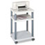Safco® Wave Design Printer Stand, Three-Shelf, 20w x 17-1/2d x 29-1/4h, Charcoal Gray Thumbnail 2