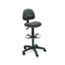 Safco® Precision Extended Height Swivel Stool w/Adjustable Footring, Black Fabric Thumbnail 1