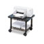Safco® Underdesk Printer/Fax Stand, One-Shelf, 19w x 16d x 13-1/2h, Black Thumbnail 2