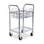 Safco® Mayline® Wire Mail Cart, 600-lb Cap, 18-3/4w x 26-3/4d x 38-1/2h, Metallic Gray Thumbnail 1