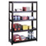 Safco® Boltless Steel Shelving, Five-Shelf, 36w x 18d x 72h, Black Thumbnail 2