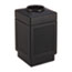 Safco® Mayline® Canmeleon Top-Open Receptacle, Square, Polyethylene, 38gal, Textured Black Thumbnail 1