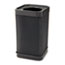 Safco® Mayline® At-Your Disposal Top-Open Waste Receptacle, Square, Polyethylene, 38gal, Black Thumbnail 1