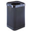 Safco® Mayline® At-Your Disposal Top-Open Waste Receptacle, Square, Polyethylene, 38gal, Black Thumbnail 2