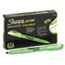 Sharpie Accent Pocket Style Highlighter, Chisel Tip, Fluorescent Green, Dozen Thumbnail 2